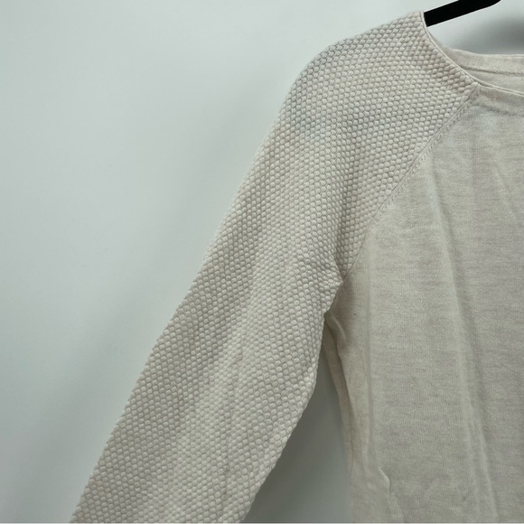 Loft Cream Knit Lightweight Sweater L - Picture 2 of 4
